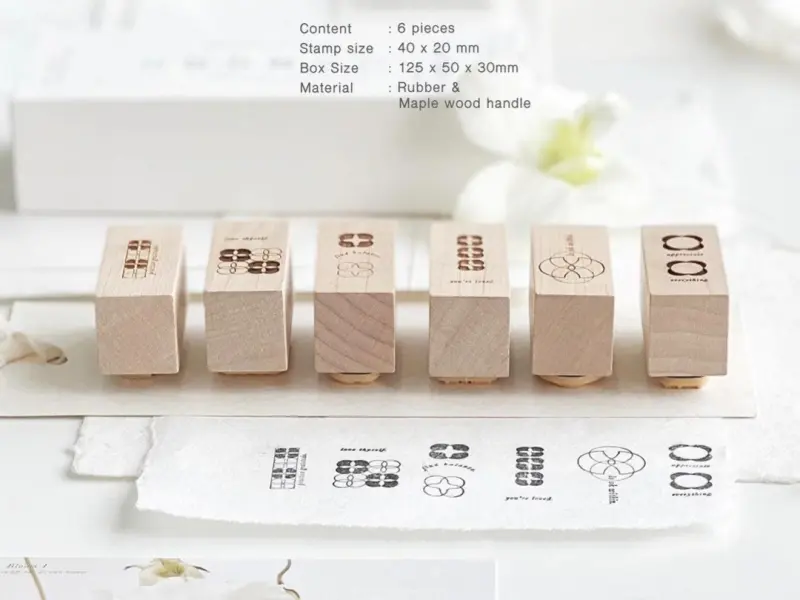 Nyret Stamp Set Vol 7 Bloom Series - No.1