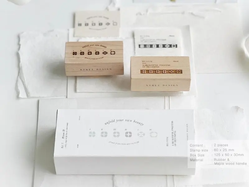 Nyret Stamp Set Vol 7 Bloom Series - No.2