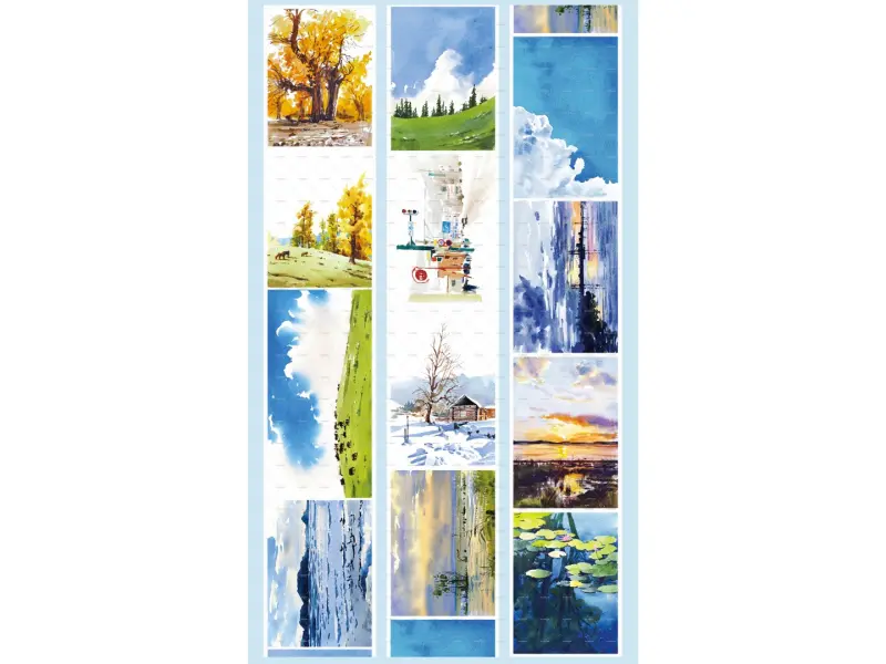 Moodtape Landscape Washi Tape - Background Story