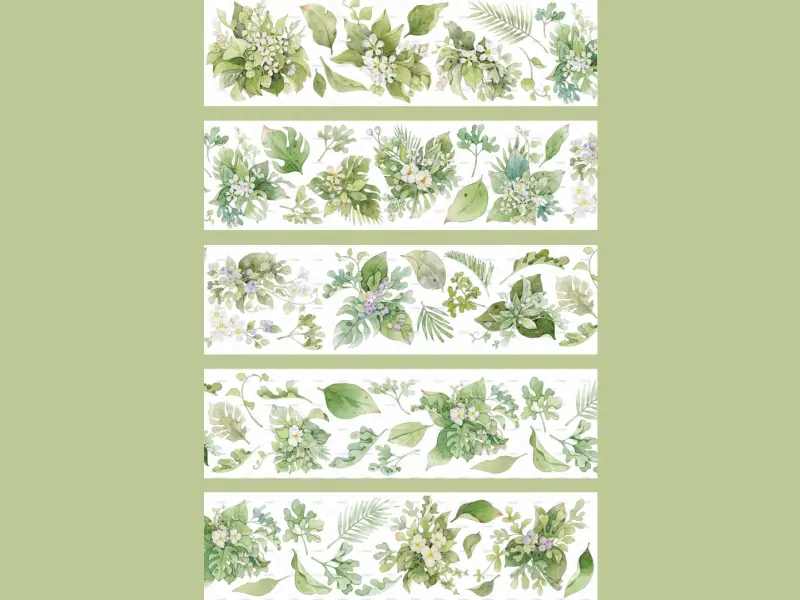 Moodtape Botanical Tape - Blooming Leaves