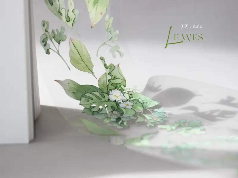 Moodtape Botanical Tape - Blooming Leaves