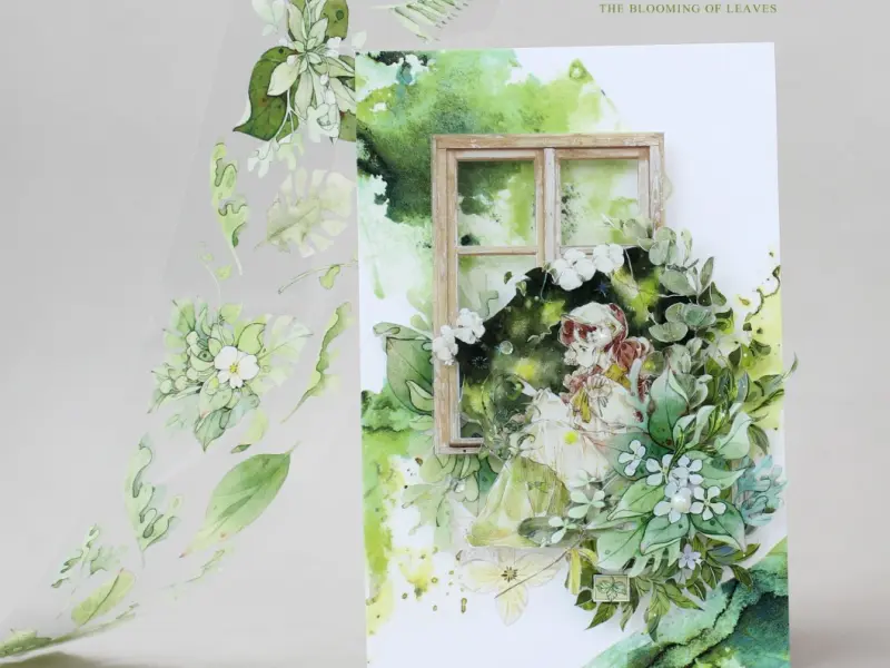 Moodtape Botanical Tape - Blooming Leaves
