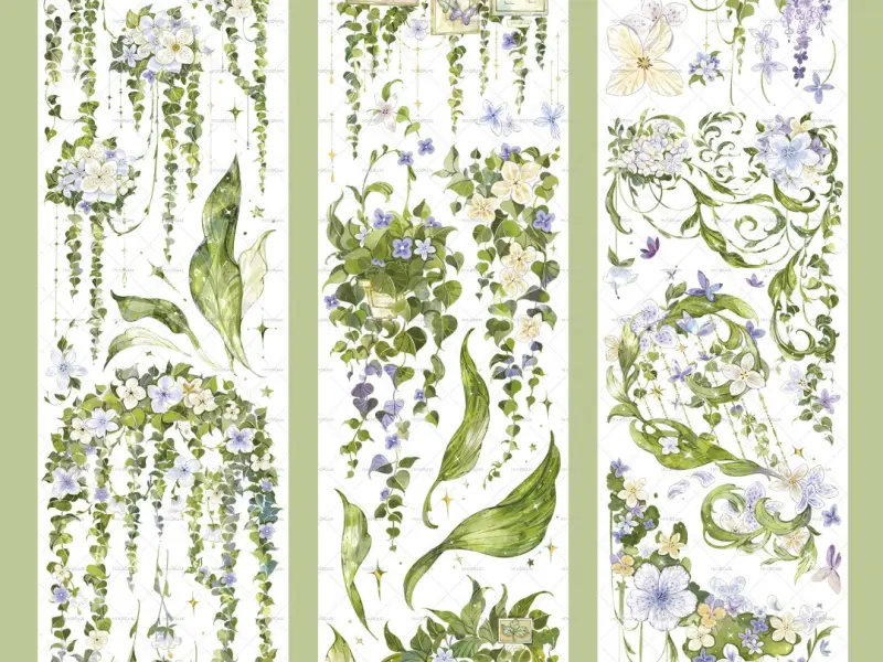 Moodtape Botanical Tape - Branches And Leaves