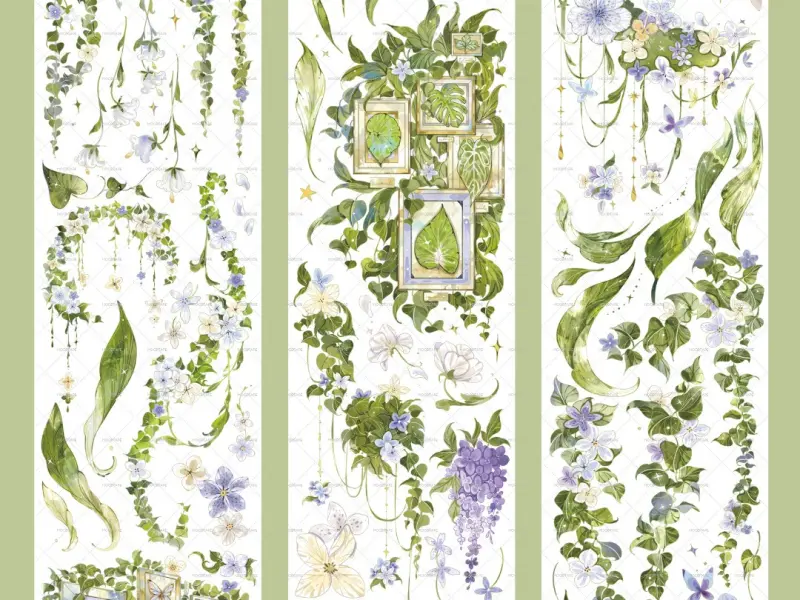 Moodtape Botanical Tape - Branches And Leaves