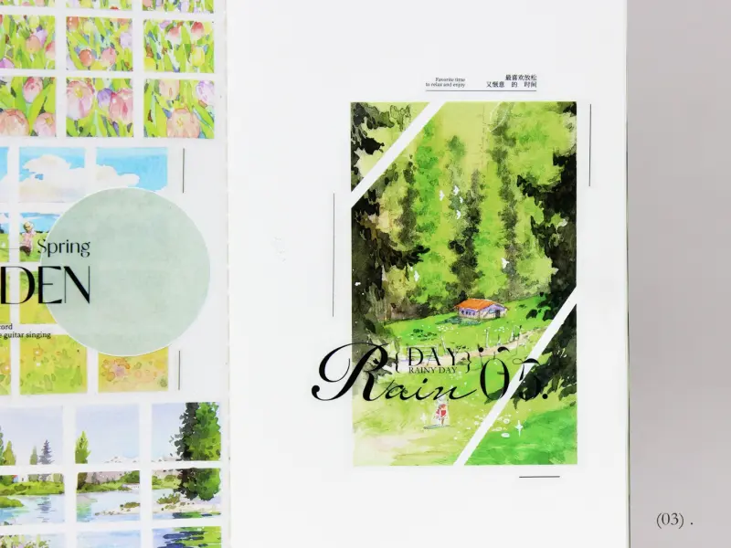 Moodtape Scenery Washi Tape - Traveler's Log