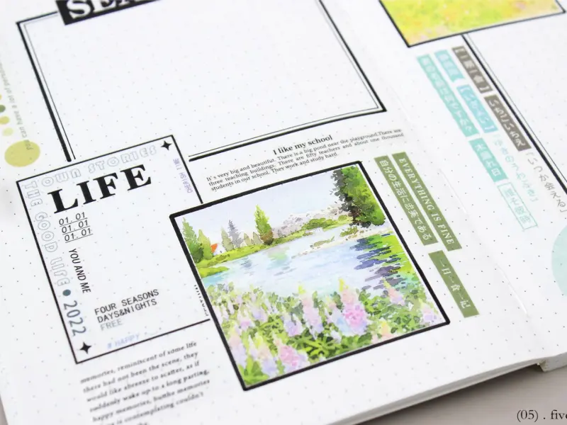 Moodtape Scenery Washi Tape - Traveler's Log
