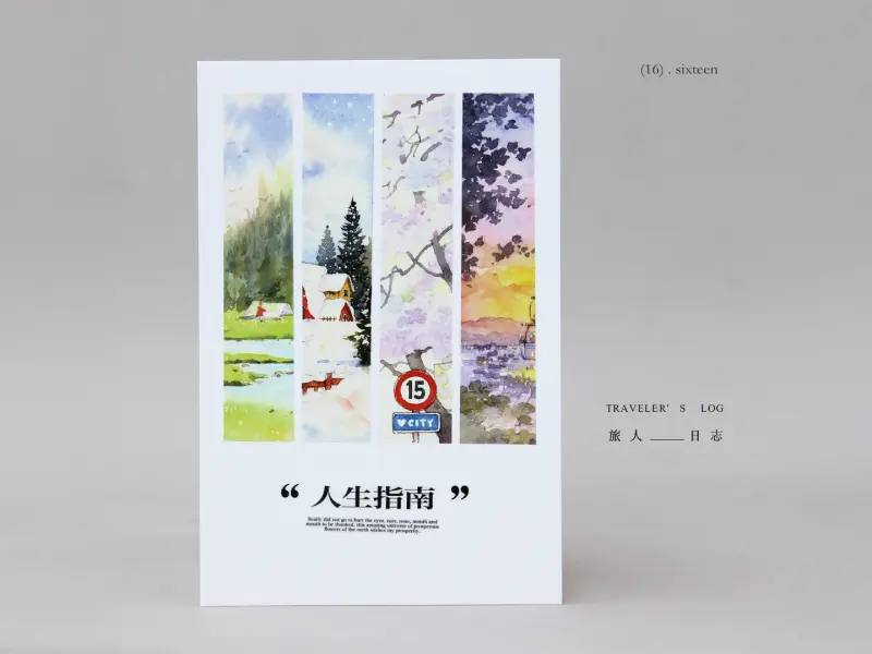 Moodtape Scenery Washi Tape - Traveler's Log