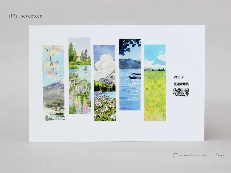 Moodtape Scenery Washi Tape - Traveler's Log