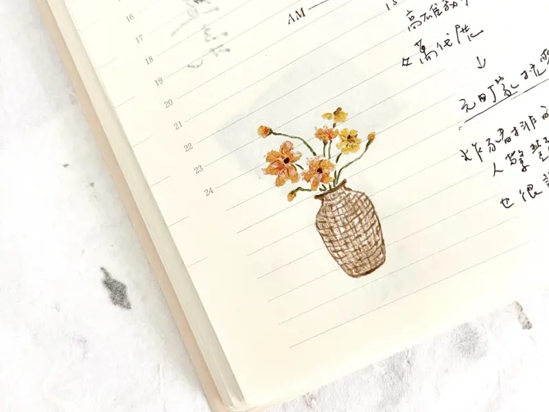 Pion Print-On Stickers - Floral