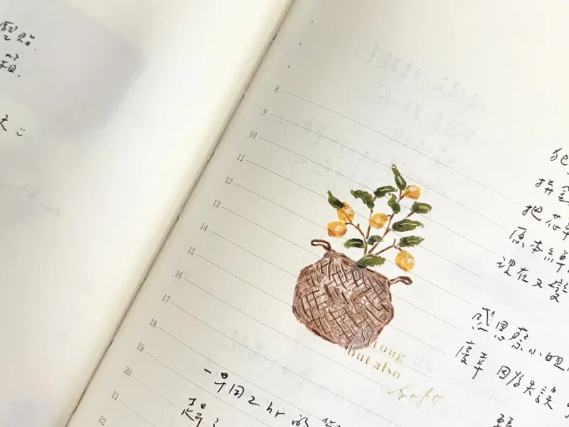 Pion Print-On Stickers - Floral