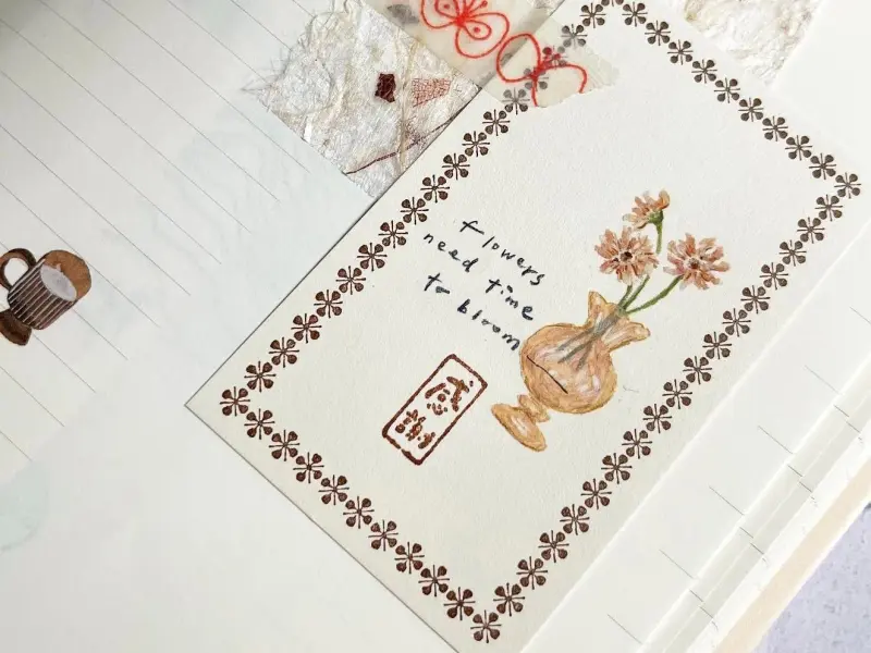 Pion Text Stamp Mini Chapter - Short Sentences