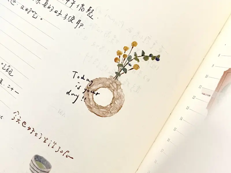 Pion Print-On Stickers - Floral