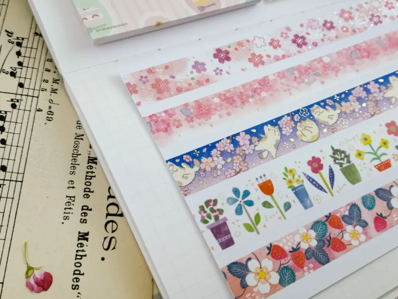 Saien Washi Tape - Happy Blooming