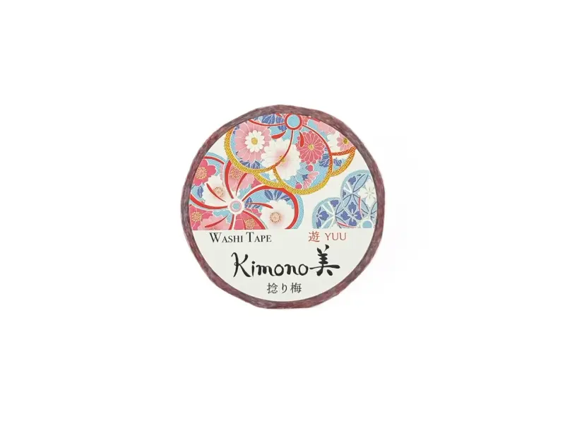 Washi Tape Kimono - Plum Blossom Abstract