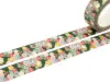 Washi Tape Kimono - Red Plum Flower