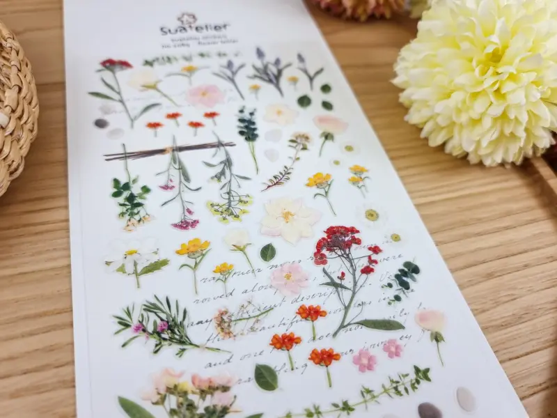 Suatelier Stickers 1089 - Flower Letter