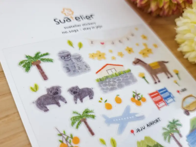 Suatelier Stickers - Stay In Jeju