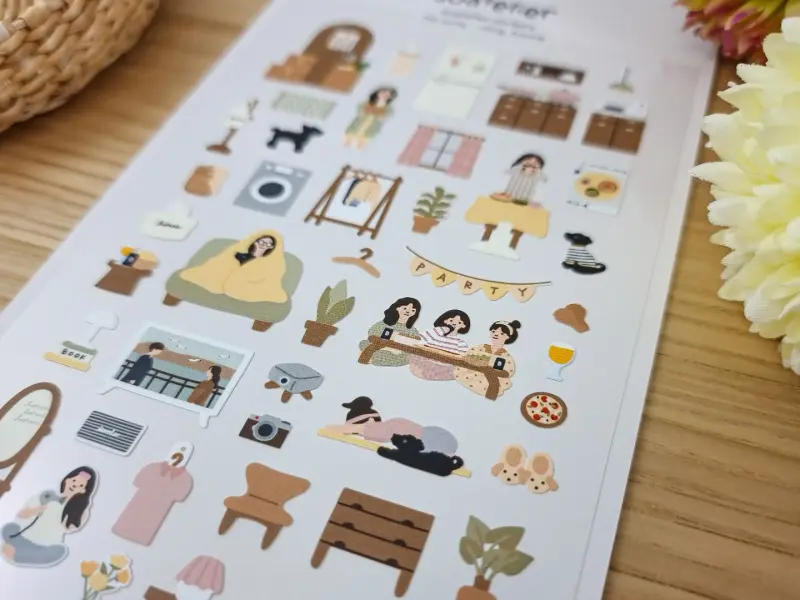 Suatelier Stickers Vlog Home