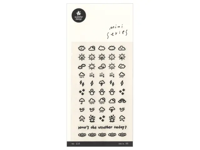 Suatelier Mini Series Planner Stickers - Deco.05