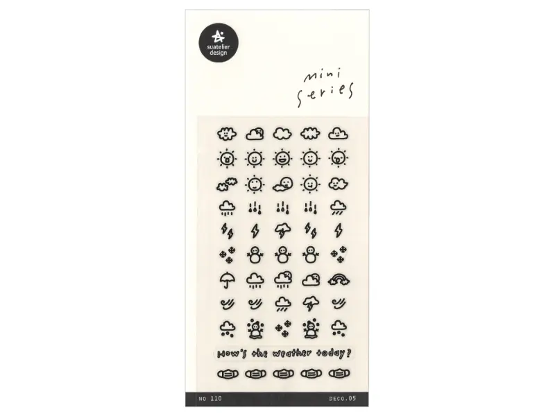 Suatelier Mini Series Planner Stickers - Deco.05