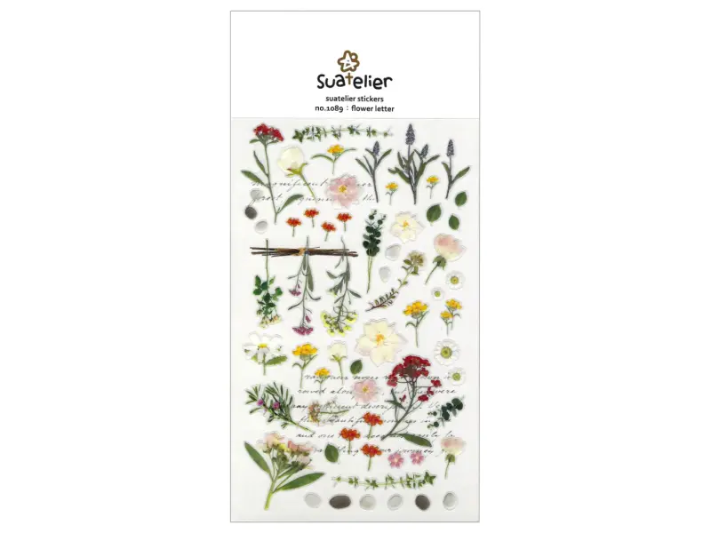Suatelier Stickers 1089 - Flower Letter