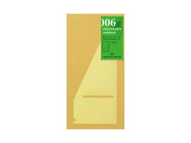 006. Pocket Sticker Large Traveler's Notebook