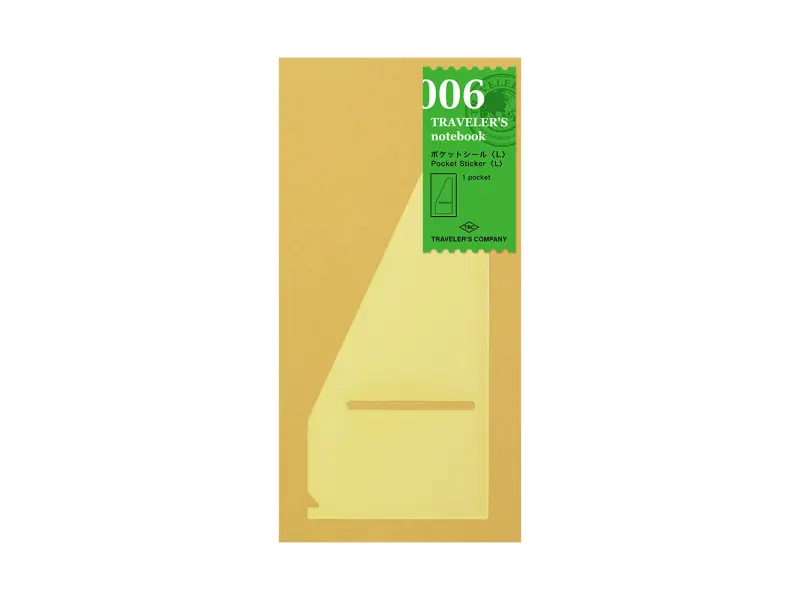 006. Pocket Sticker Large Traveler's Notebook