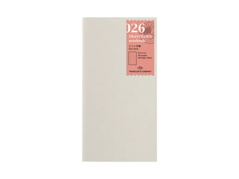 026. Dot Paper Refill Traveler's Notebook