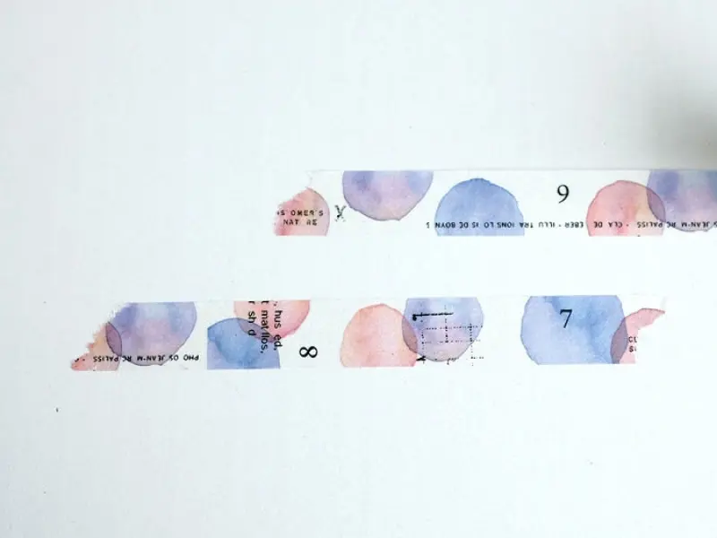 Yohaku Washi Tape Y011 - Summer Color
