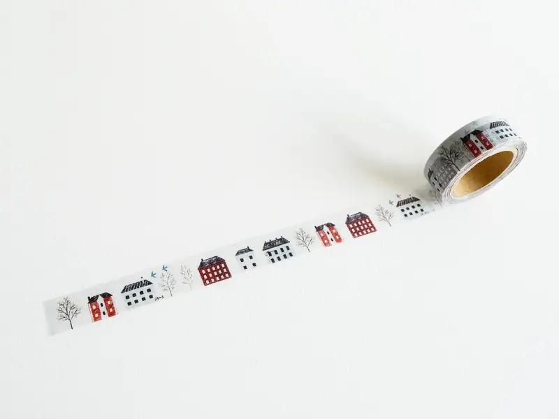 Yohaku Washi Tape Y094 - Small Street Corner