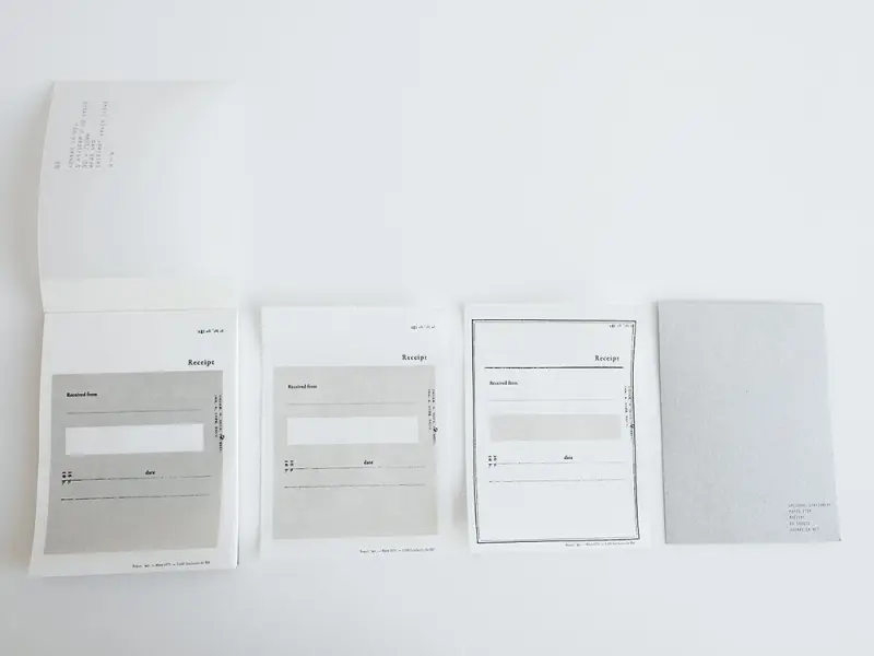 Yohaku Memo Pad 09 - Receipt