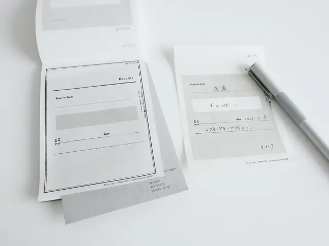 Yohaku Memo Pad 09 - Receipt