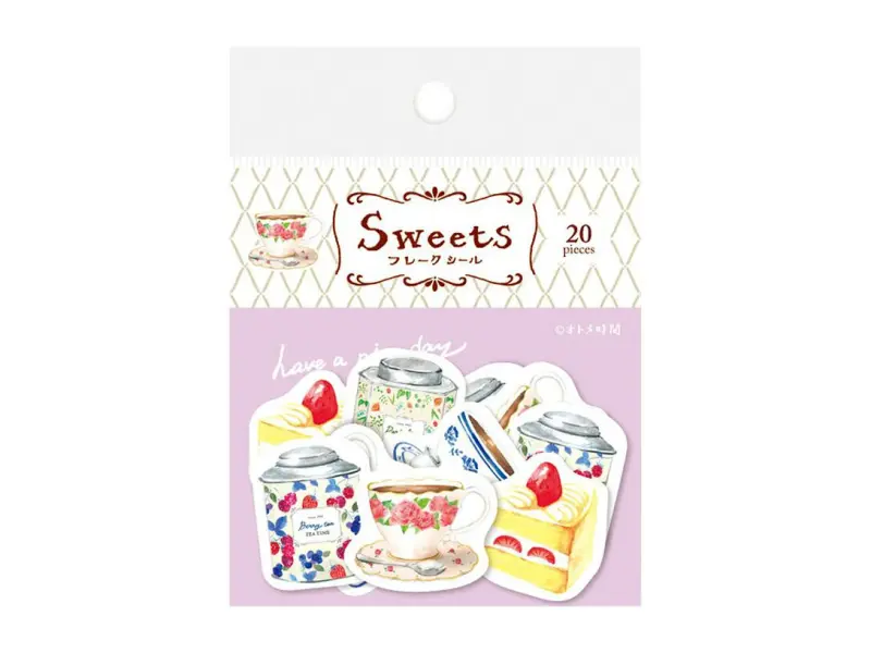 Furukawa Paper Sticker Flakes - Tea Time
