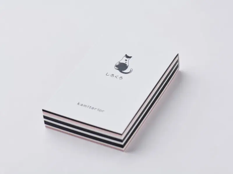 Kamiterior Mini Multipurpose Paper Pad Cat - Black And White