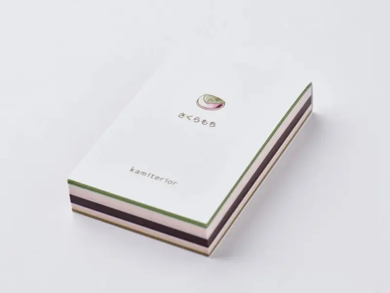 Kamiterior Mini Multipurpose Paper Pad Dessert - Sakura Mochi