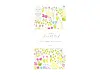 Furukawa Letter Set Mino Washi - Colorful Garden