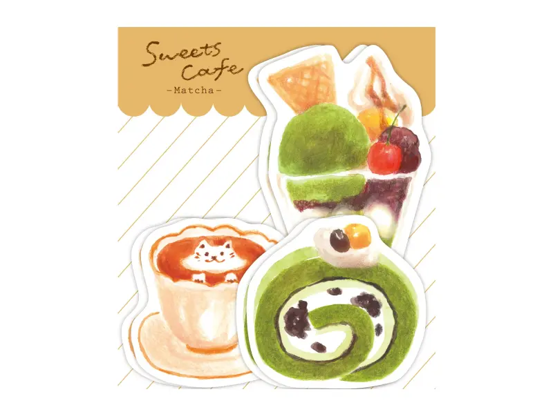 Furukawa | Mini Letter Set Sweet Cafe - Matcha