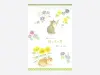 Letter Set With Envelopes Embossed - Cat In The Garden