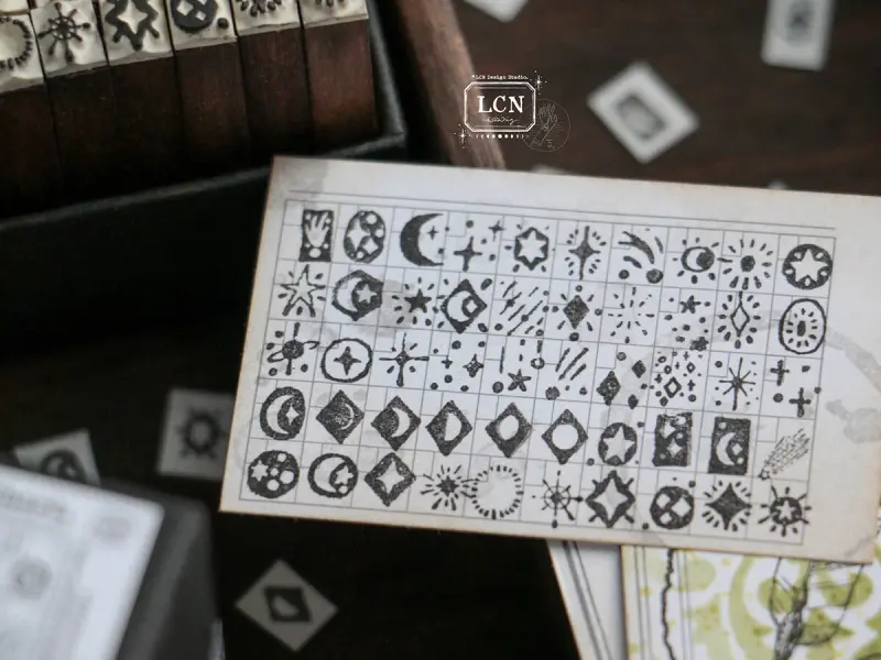 LCN DIY Mini Rubber Stamp Set - Language Of The Stars