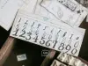 LCN DIY Mini Rubber Stamp Set - Numbers