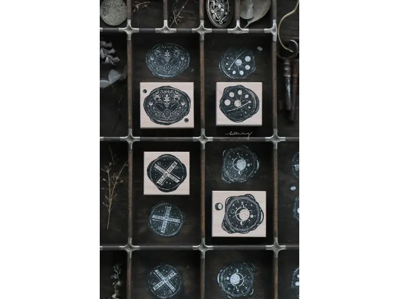 Lin Chia Ning Stamp Set - Stationery Vol.1