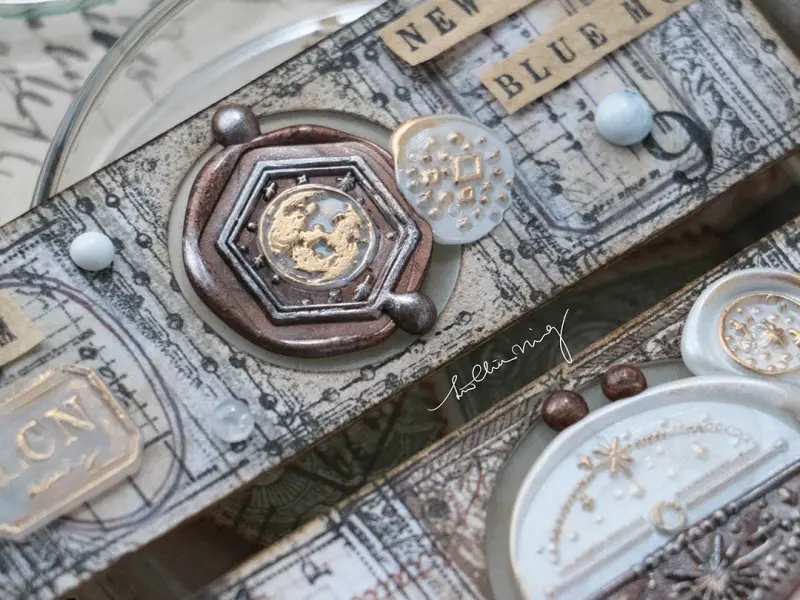 Lin Chia Ning Wax Seal Stamp - Blue Moon