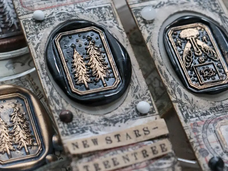 Lin Chia Ning Wax Seal Stamp - Trees