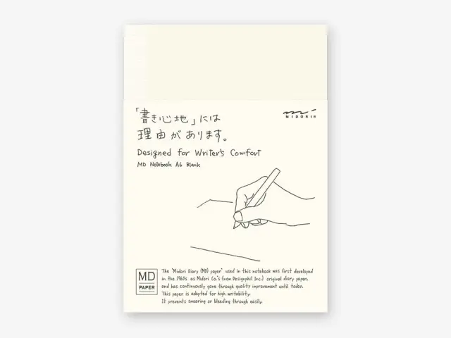 MD Notebook Blank A6