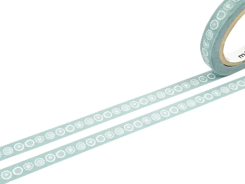 MT x SouSou Slim Washi Tape - Floral Embroidery