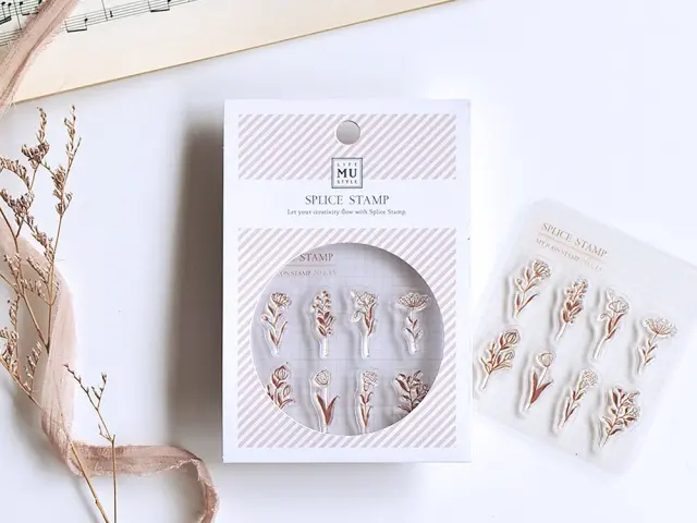 MU Clear Stamp Set Icon 015 - Flower Days