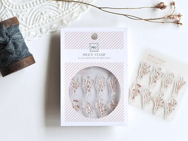 MU | Icon Stamp Flower Bouquet - No.16