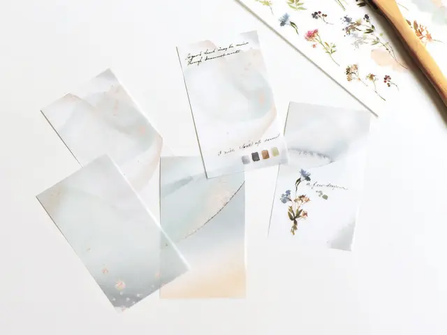 MU Dyeing Tracing Paper Set - Reflection Of Silver Lake