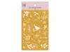 MU | Gold Foil Rub-On Transfer Stickers Winter Limited Edition - Bird On Branch