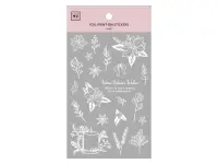 MU Gold Foil Rub-On Stickers Limited Edition - Candlelight